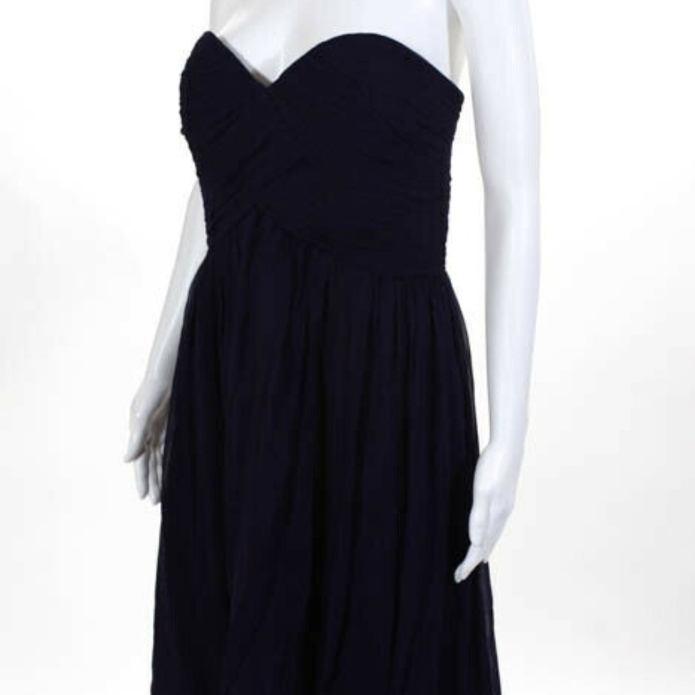 Donna Morgan Amethyst Silk NEW Sweetheart Dress 16 - Picture 3 of 8